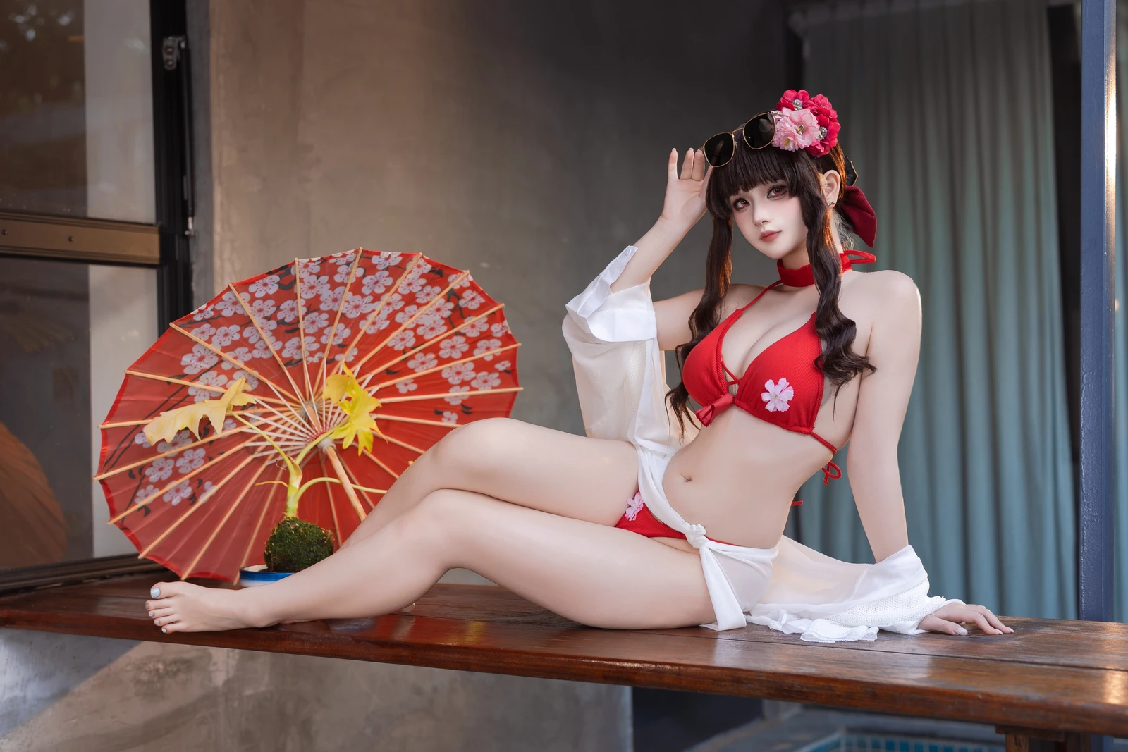图片[5]-屿鱼 樱花泳装 80P-COS世界